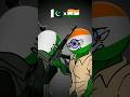 India Vs Pakistan Countryhumans Animation Shorts Countryhumans Viral