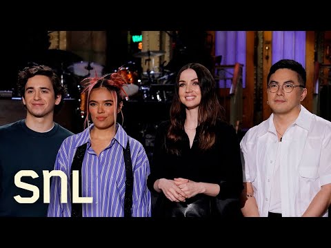 Marcello Hernández, Bowen Yang and Karol G Express Their Love for Ana de Armas - SNL