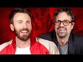 Chris Evans and Mark Ruffalo Try To Survive Thanos' Snap Chris Evans and Mark Ruffalo Try To Survive Thanos' Snap
