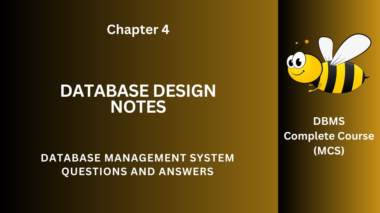 Database Design Notes Questions Answers | Database Design Class 9–12 Notes PDF | Ch 4 Quiz | App