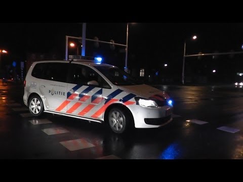 2X PRIO 1 Politie naar een Ongeval in Hoorn NH