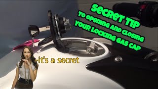 The Secret to Opening and Closing Your Locking Gas Cap!