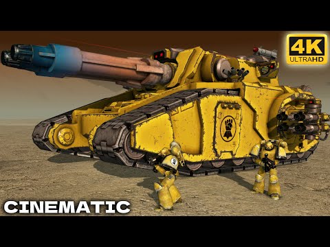IMPERIAL FISTS vs BLACK LEGION - Men of War: Warhammer 40k Mod (4K, Cinematic)