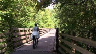 preview picture of video 'Virginia Creeper Bike Trail - Damascus, VA'