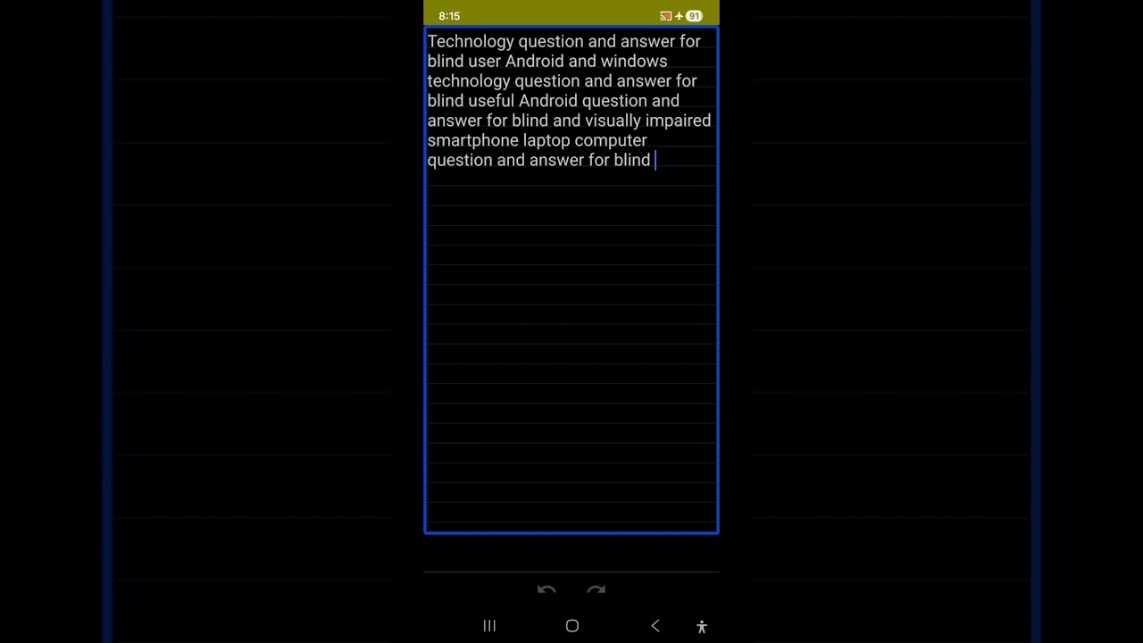 Q and A250 for blind talk back update Google Gemini auto language reading caller announcement 
