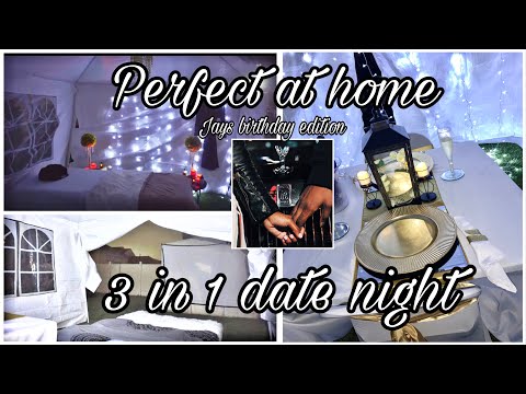 Jay's Birthday Celebration | Quarantine 3 in 1 date night: MASSAGE | DINNER | MOVIE