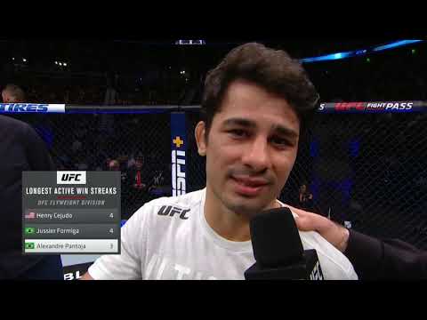 UFC 236: Alexandre Pantoja Octagon Interview