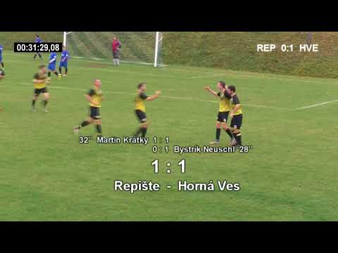 21.10.2017 Repište - Horná Ves 2:2 (1:1) GÓLY