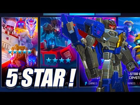 BEST 5 STAR BOT CRYSTAL & 170+ CRYSTAL OPENING! - Transformers: Forged To Fight