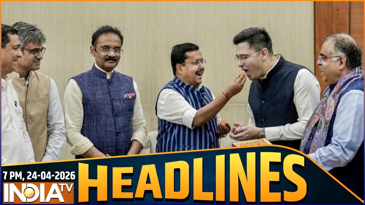 7 PM Headlines : Raghav Chadha ने छोड़ी AAP, पार्टी में टूट के बाद BJP पर भड़क?