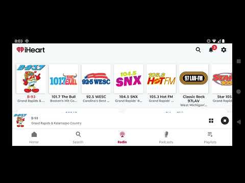 B93, WBCT, Start Of Rise Up Country.