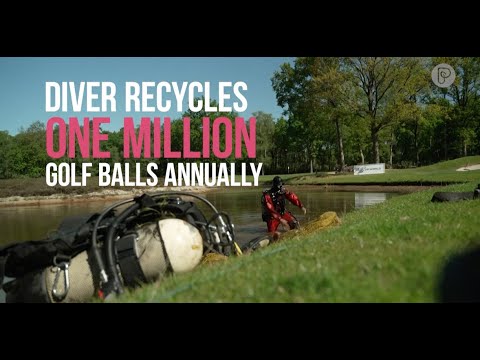 Diver Recycles 1 Million Golf Balls