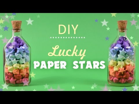 Lucky Paper Stars | How to Make Lucky Paper Stars | Origami Lucky Stars Tutorial