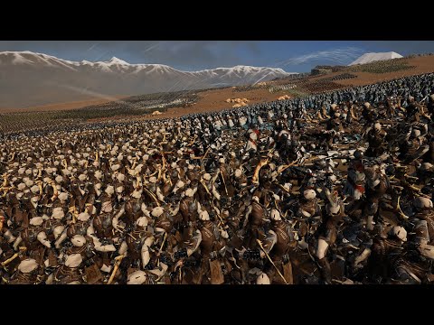 MASSIVE BATTLE! Dwarves and Humans VS Giant Orcs Army | Epic Fantasy Battle Simulator