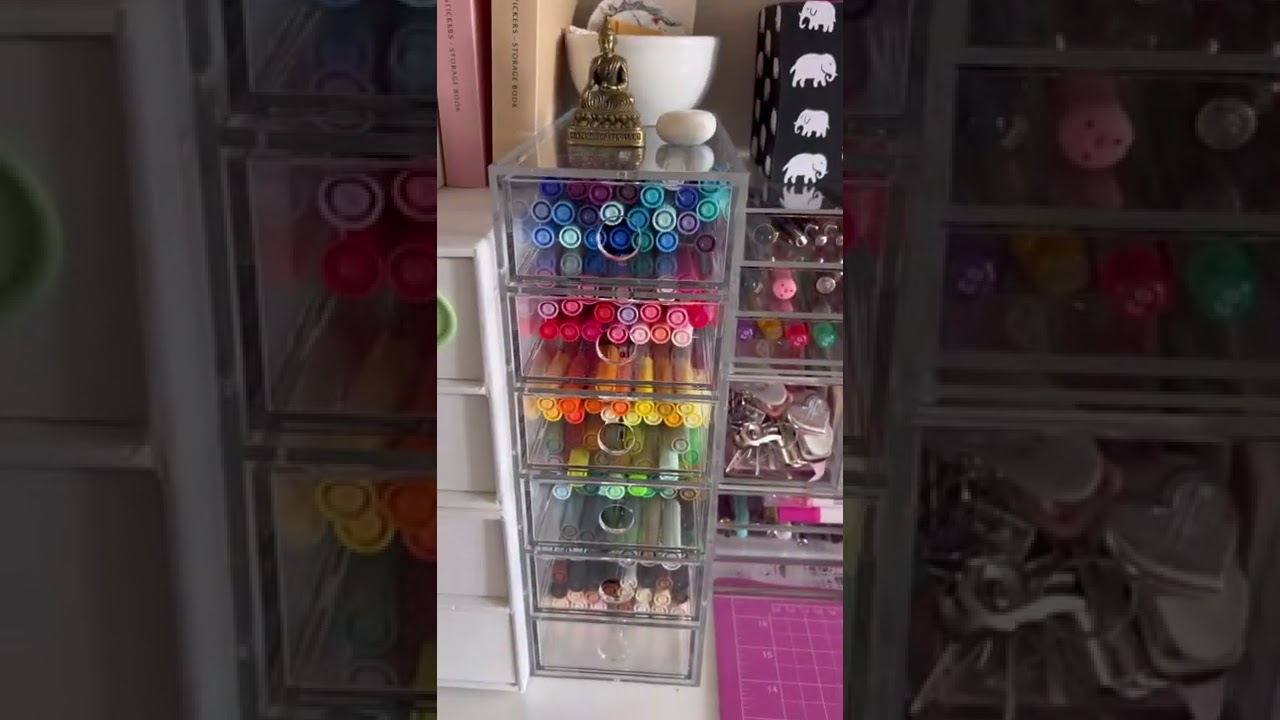 Tour of my craft room - new storage and new ideas