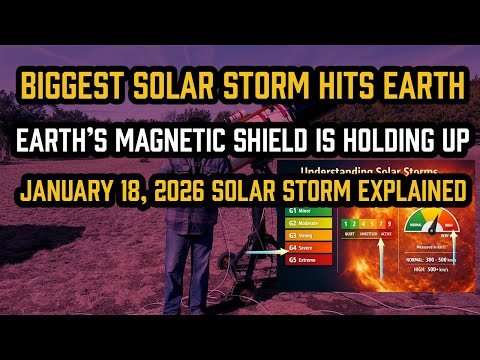 BIG Solar Storm in 20 years Hits Earth - Earth's Magnetic ...