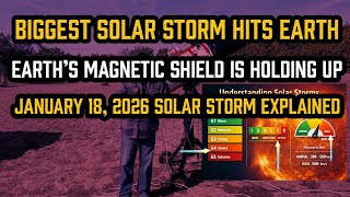 BIG Solar Storm in 20 years Hits Earth - Earth’s Magnetic Shield Is Holding up -01 18 2026 Explained
