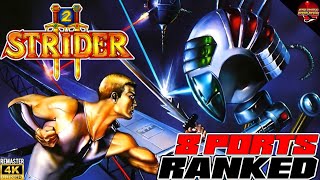 Which Version of Strider II Did I Rank No.1? (4K) Remaster #strider2 #capcom #retrogames