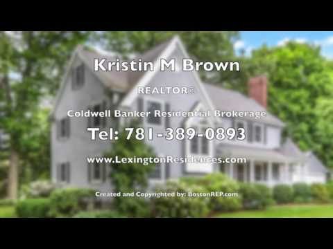 7 Dane Road, Lexington MA - Kristin M Brown - Tel 781-389-0893