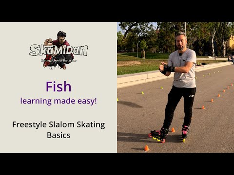 How to "Fish" | Learnig Made Easy! Inline Freestyle Slalom Skating Beginners | Basics from Scratch