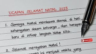 Download lagu Ucapan Selamat Natal 2025 yang Penuh Makna dan Menyentuh Hati mp3