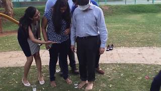Team Building Activities - Land Mines Blind walk