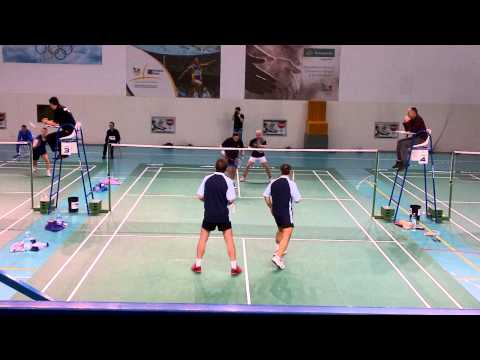 Cupa Romaniei Li - Ning Izvorani 2014 Finala dublu masculin veterani strofa 1