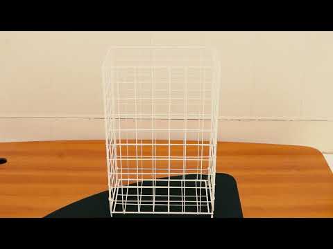 Cappah Metal Trolley Laundry White