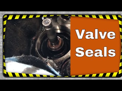 Valve stem seals replacement, Diesel with Head ON