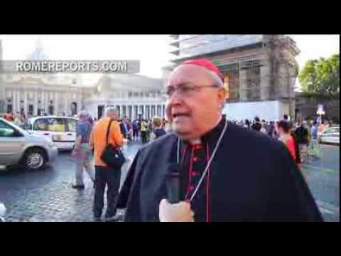 El Card. Sandri, presente en la viglia por la paz