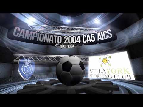 CAMPIONATO GIOVANILE Ca5 - CATEGORIA 2004 - 4° GIORNATA -  EUR F.C. - VILLA YORK S.C.  4-1