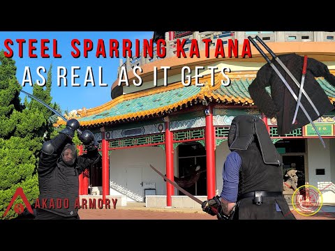 Steel Sparring Katanas by Akado Armory - The Future of Japanese Swordsmanship