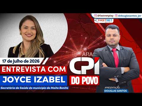 ENTREVISTA COM JOYCE IZABEL - SECRETÁRIA DE SAÚDE DO MUNICÍPIO DE MOITA BONITA