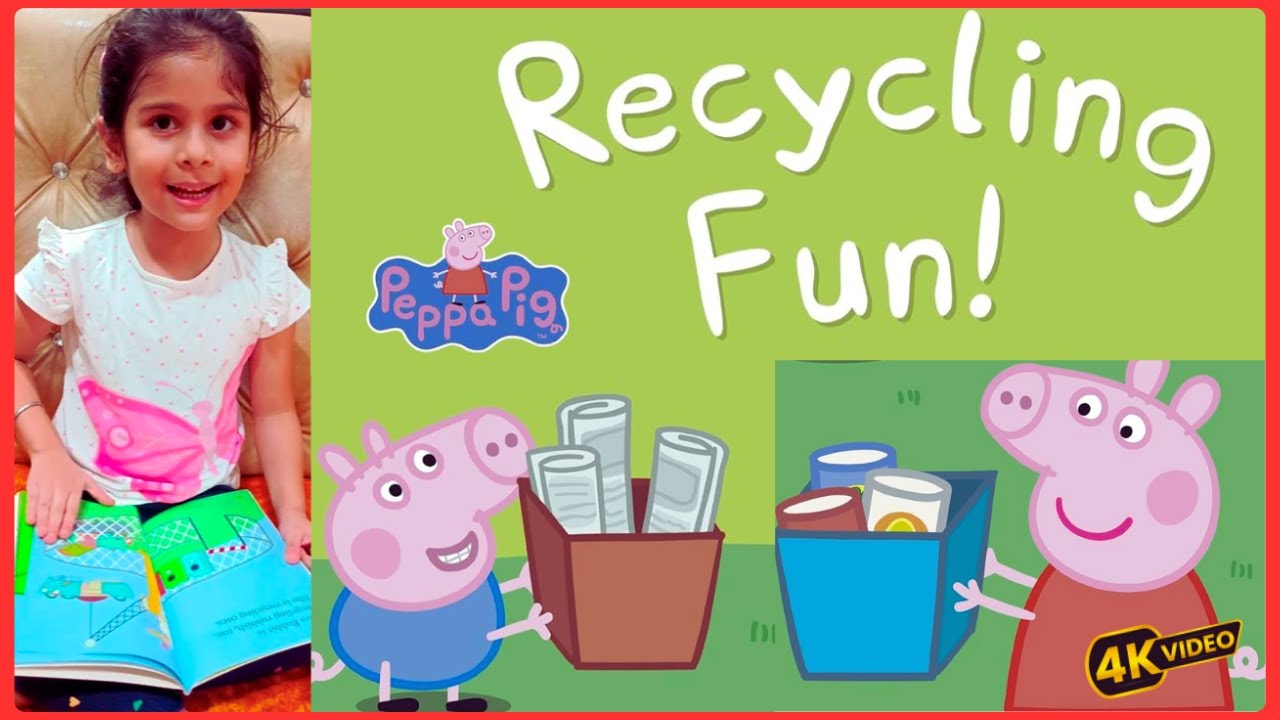 📚 Read Aloud Books for Kindergarten | Peppa Pig: Recycling Fun – Kids Learn to Read with Me!