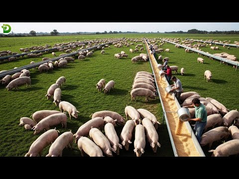 Farmers Earn Millions of Dollars Annually from Raising Free-Range Pigs in a Natural Way