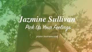 Download lagu Jazmine Sullivan - Pick Up Your Feelings | Piano Instrumental (Karaoke & Lyrics) mp3