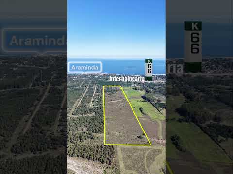 Terreno de 23 hectareas en Araminda.