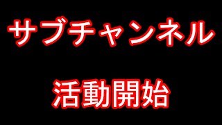 陸、サブチャンネル始めるってよ。