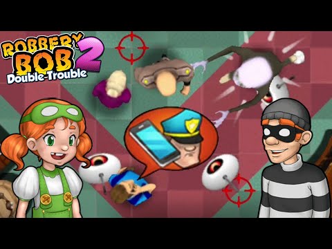 Robbery Bob 2 - Alien Costume Troll All Police Gameplay #19