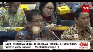 Rapat Perdana Menkeu Purbaya Dicecar Komisi XI DPR