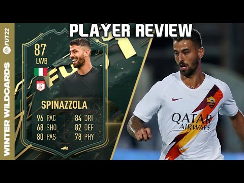 BEST FULLBACK IN GAME! 🤩 87 WINTER WILDCARDS SPINAZZOLA PLAYER REVIEW! FIFA 22 ULTIMATE TEAM