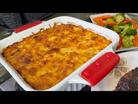 Mac & Cheese 🧀 or Macaroni Pie (no egg, no flour)