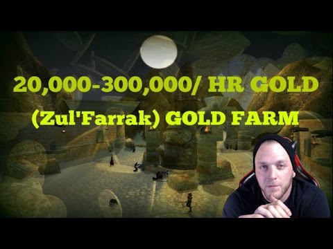 20,000g-300,000g hr Zul'Farrak GOLD FARM