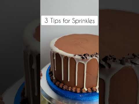 Sprinkle Theory...how to sprinkle a #cake
