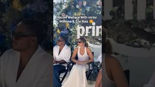 Nicole Wallace With victor Verona &amp; Eva Ruiz 🤩❤️ | Culpa Nuestra Premiere 🎀 😭 | #ytshorts #viral