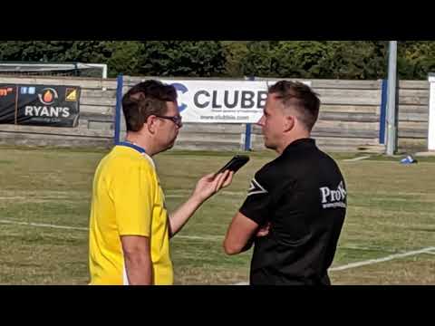 Mark Bentley Interview - Canvey Island 2-1 Southend United XI - Tuesday 25th August 2020