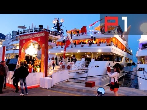 EXCLUSIVE F1 party on biggest yacht in Monaco