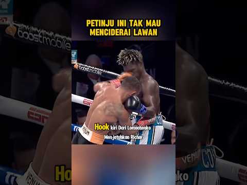 Petinju ini tak mau menciderai lawan!? #shorts