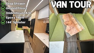 FULL Custom and FULLY Hand Crafted Van - Mobile Office and Tiny Home