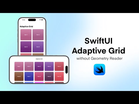SwiftUI Adaptive Grid Tutorial | Responsive Grids in SwiftUI | LazyVGrid with Adaptive GridItem
